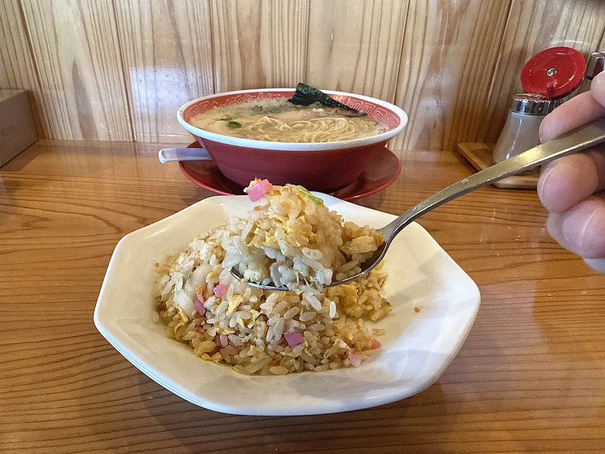 「ラーメンとことん」のミニ焼きめし②