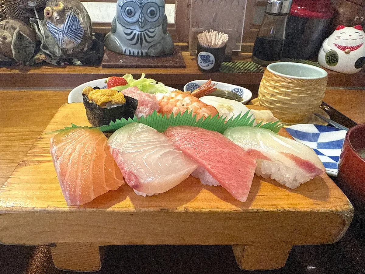 「一心」のすし定食③