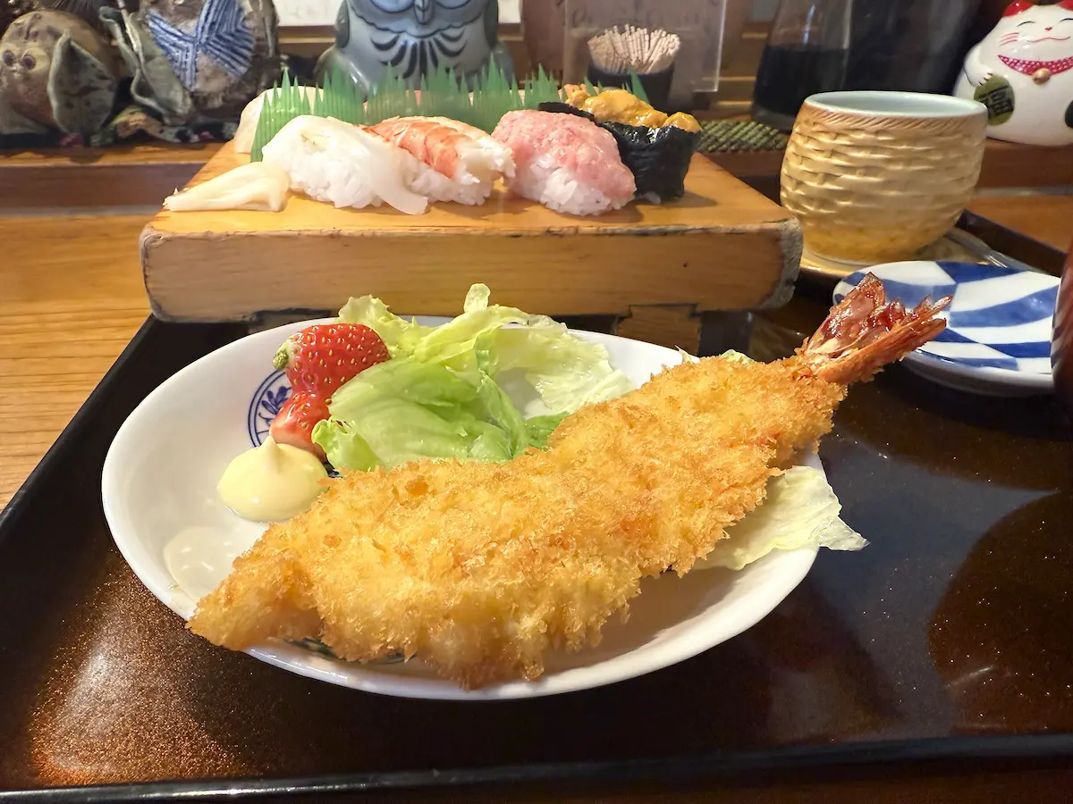 「一心」のすし定食④