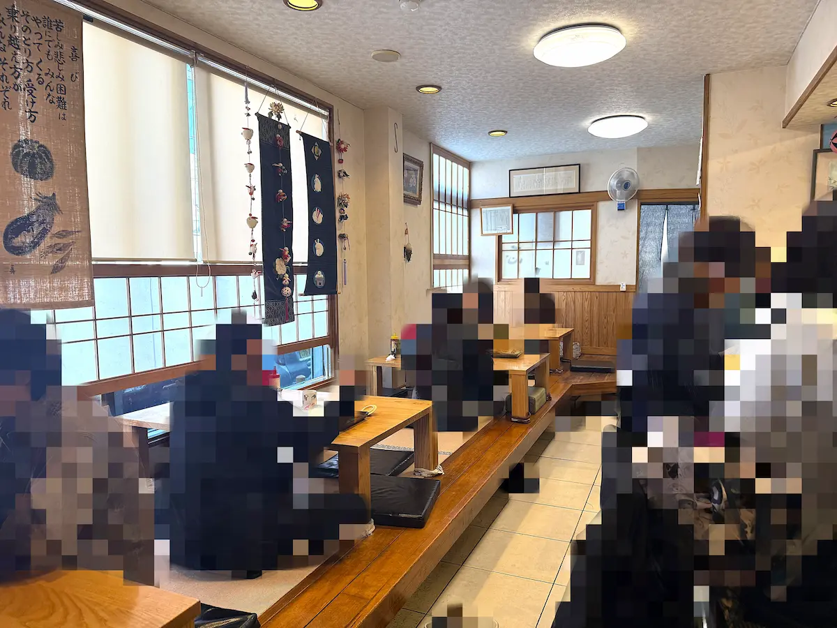 「一心」の店内①