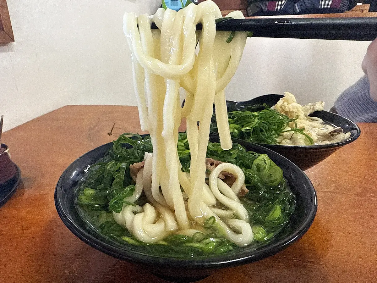 「太昌うどん」の肉うどんネギ5倍④