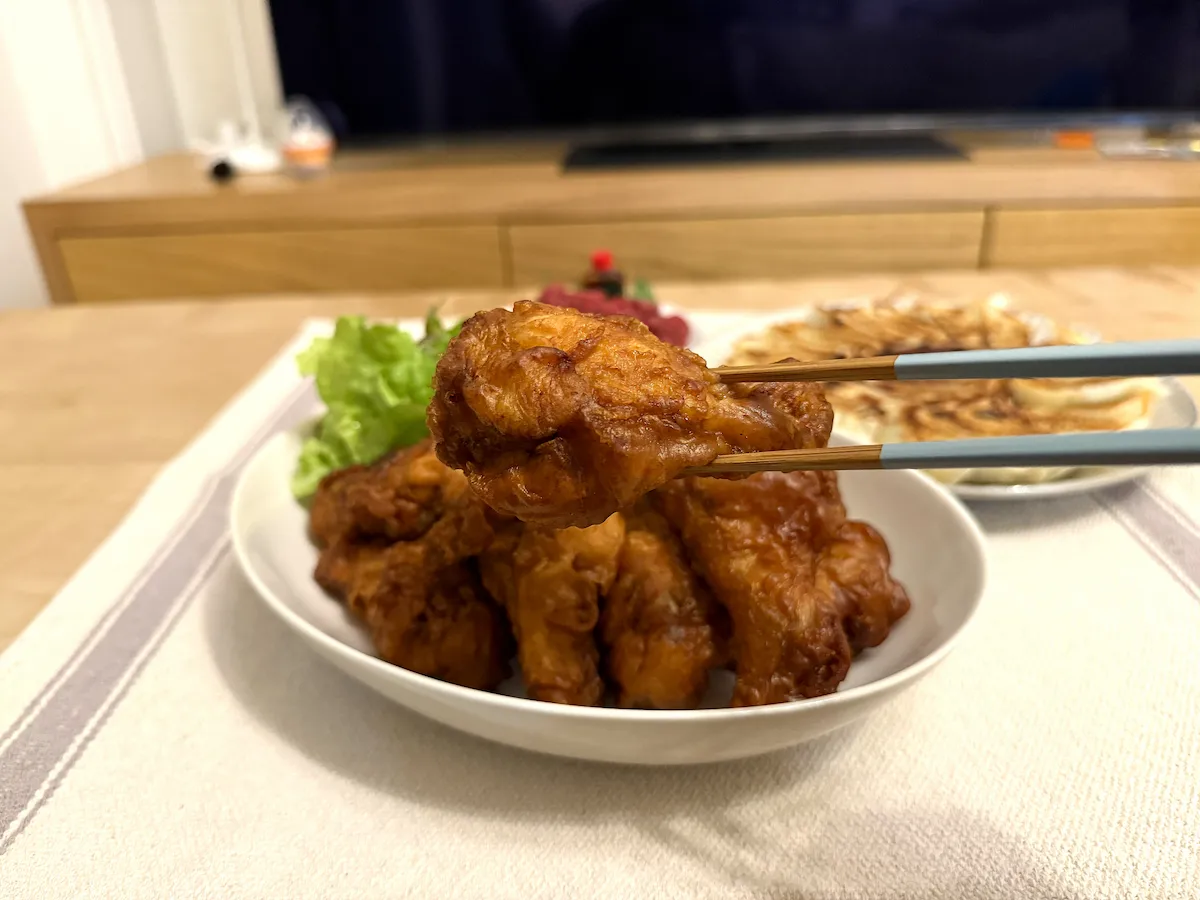 「山口畜産」の手羽元の唐揚げ②