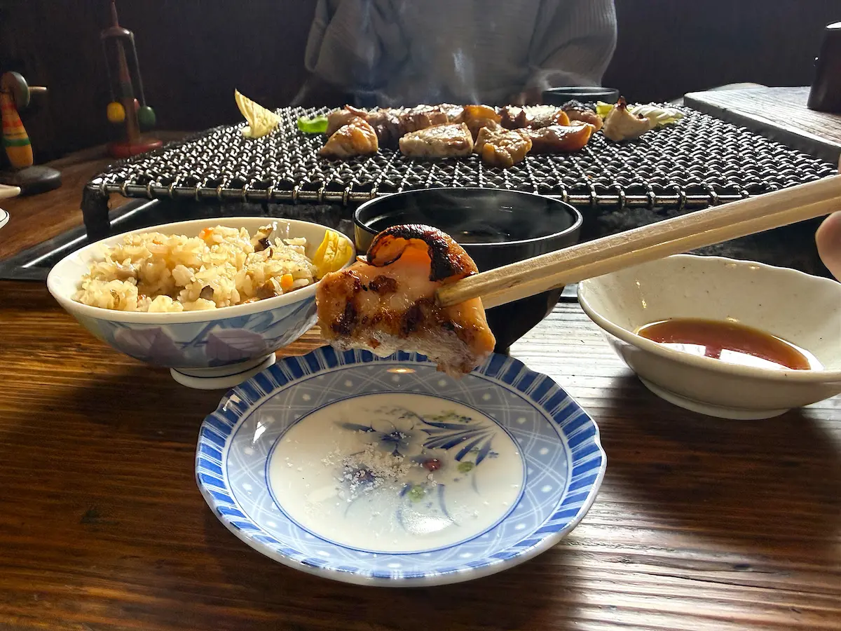 「山の民つづら」の山の民定食とまんぷく定食⑥