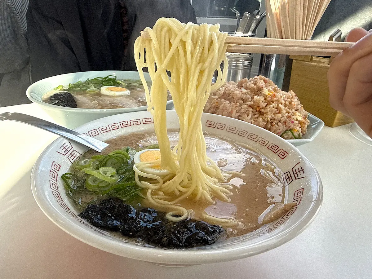 「ひろせ食堂」のラーメン②