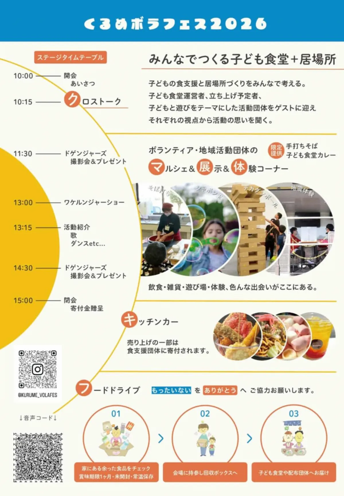 「第47回久留米市ボランティアフェスティバル」の内容②