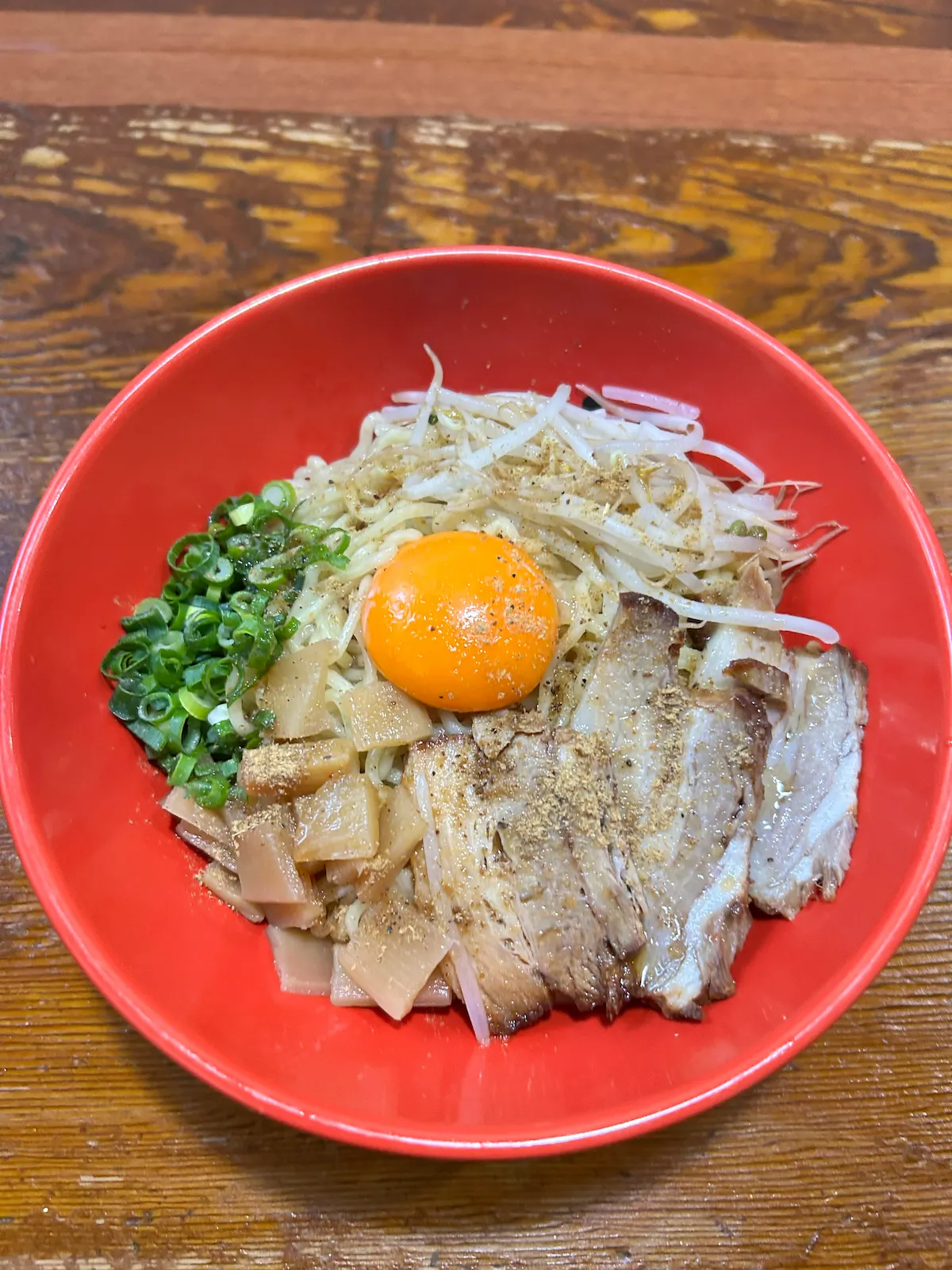 「天風堂 筑後本店」の油そば