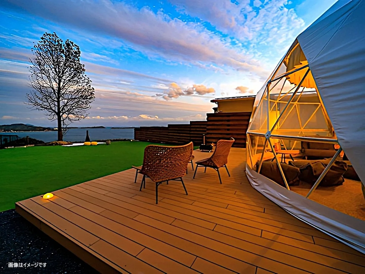 福岡「グランピングスポット13選」に筑後地方から1施設が選出されてる!(2026年4月)