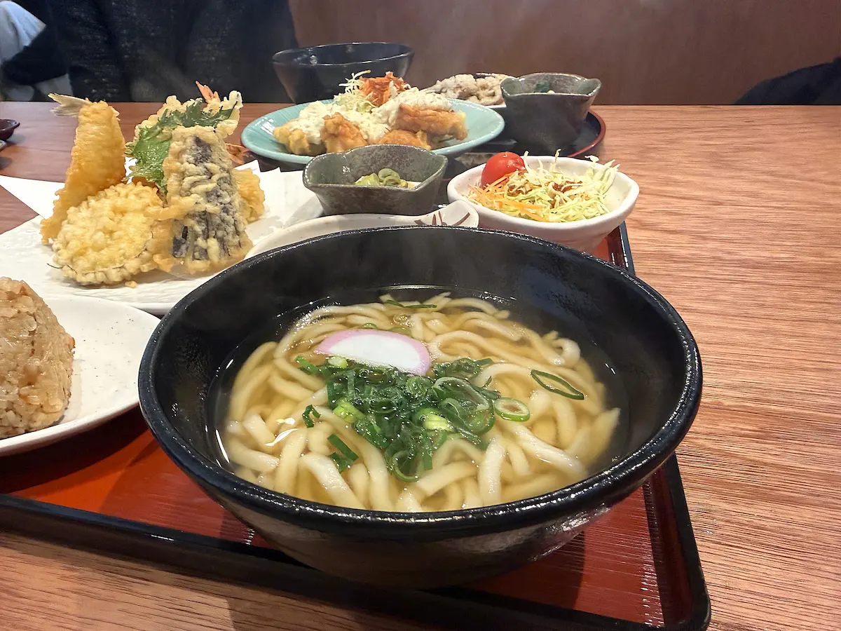 「徳兵衛うどん 筑後店」の天ぷら定食④