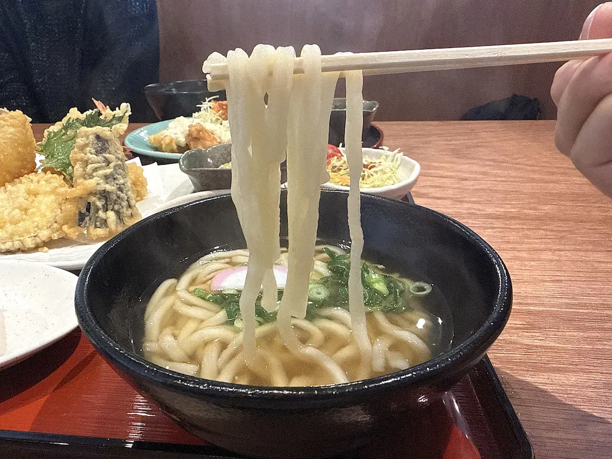 「徳兵衛うどん 筑後店」の天ぷら定食⑥