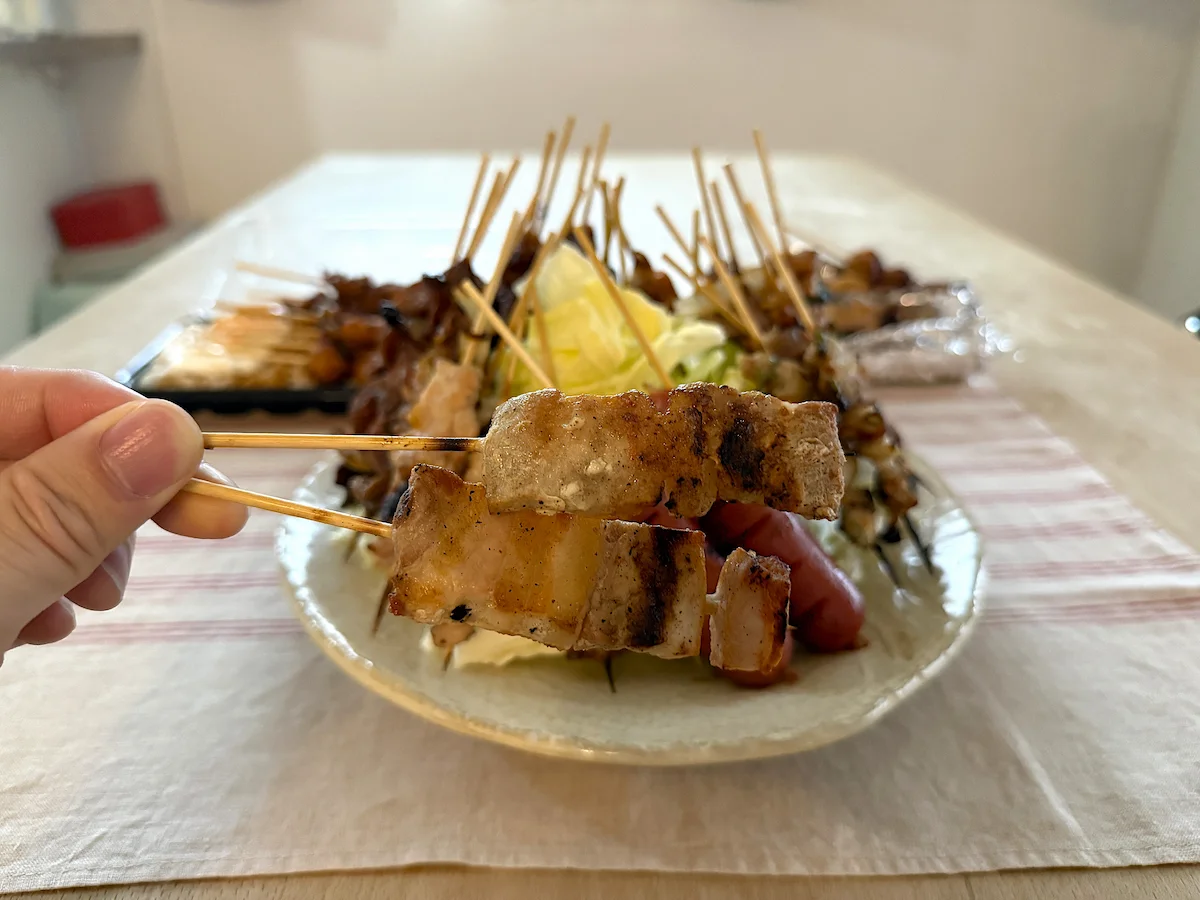 「やきとり二番」の豚バラ