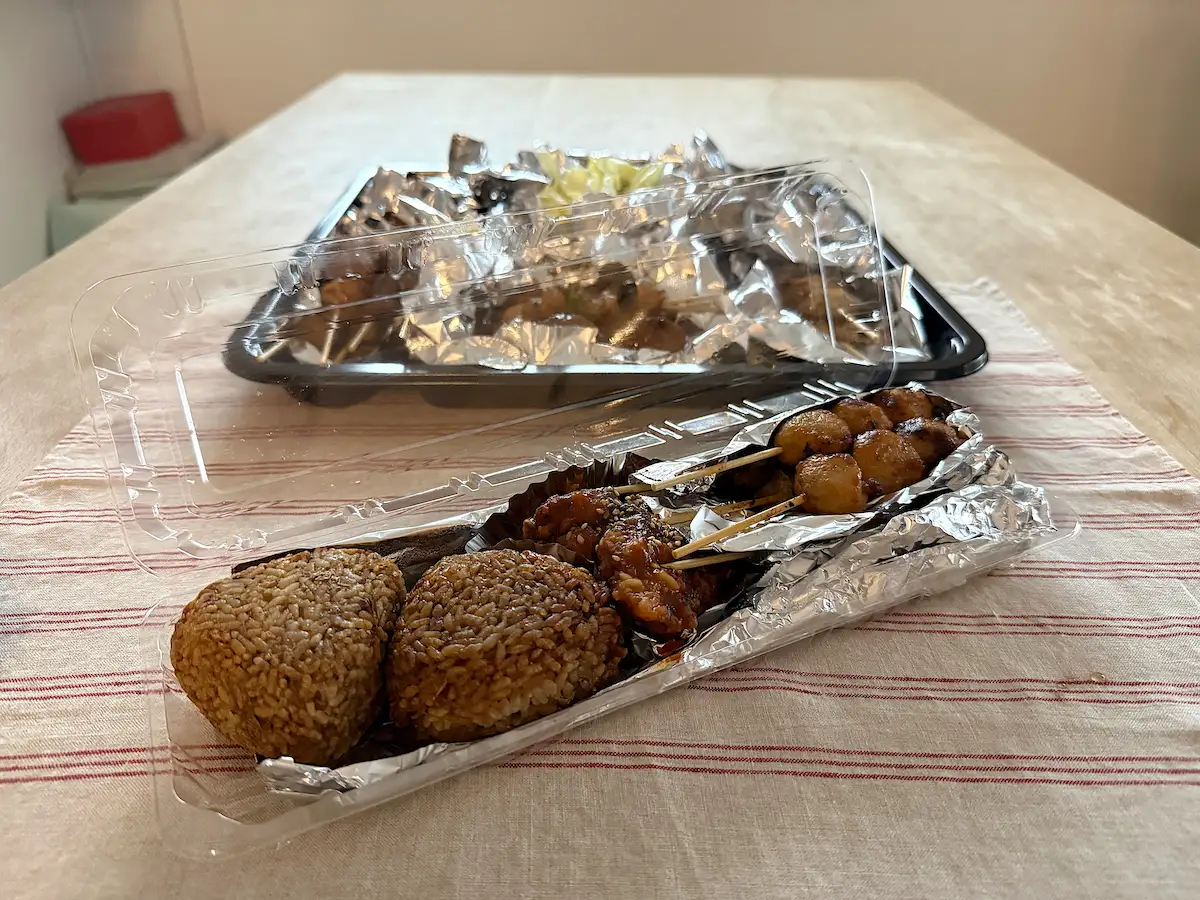 「やきとり二番」の二番まかない飯Aセット
