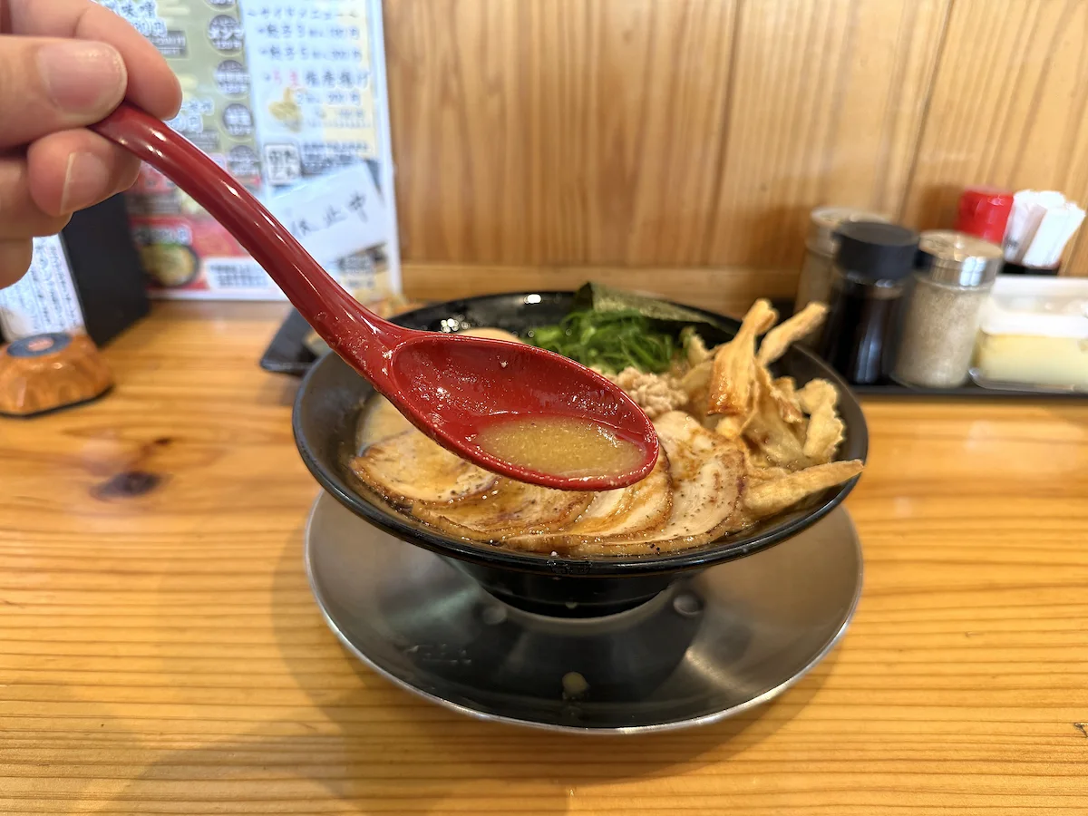 「味噌乃庄」の九州特製味噌ラーメン④