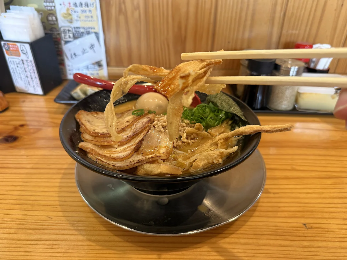 「味噌乃庄」の九州特製味噌ラーメン⑦