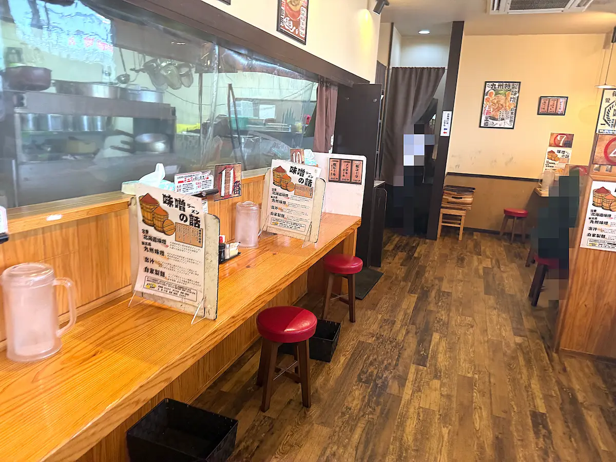 「味噌乃庄」の店内①