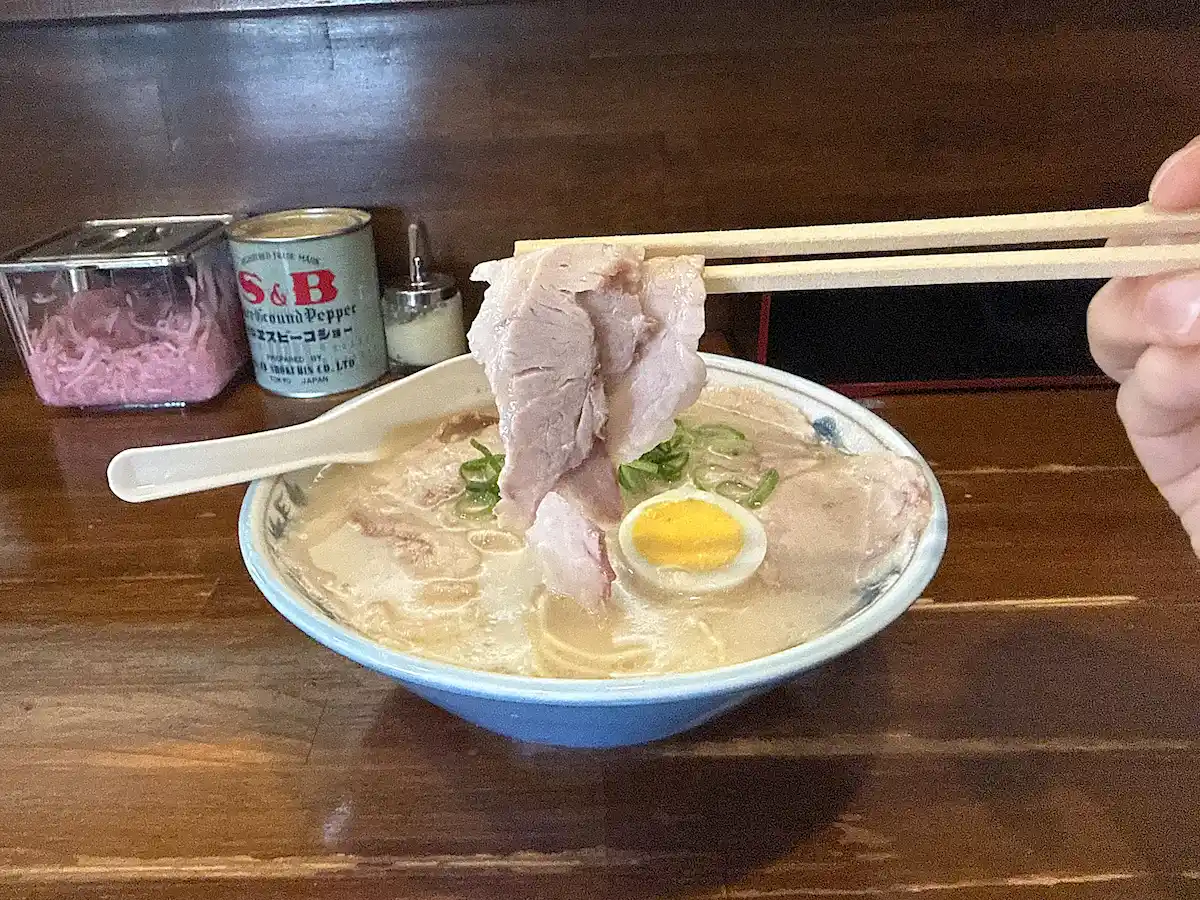 「なかむら亭」のチャーシューメン⑤