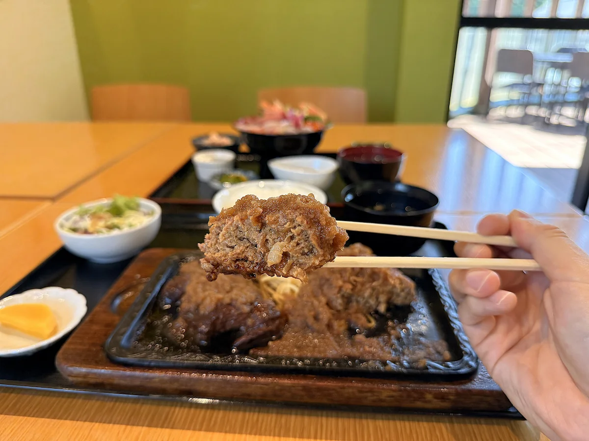 「HIDE」のハンバーグ＆ステーキ定食④