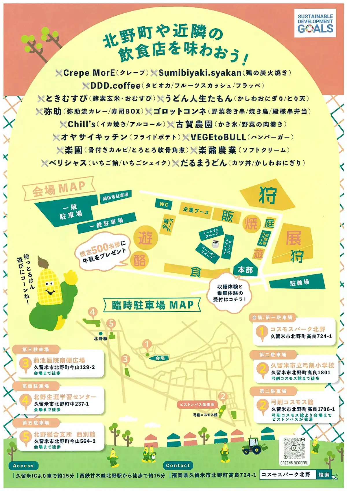 「KITANOファーマーズマーケット2026」の内容②