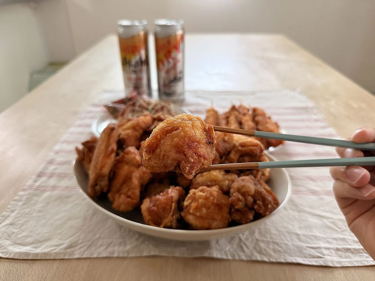 「鳥好食肉店」の和風身唐揚げ