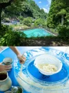 「調音の滝流水プール＆そうめん流し」ひんやりスポットで涼を楽しもう！（うきは市）
