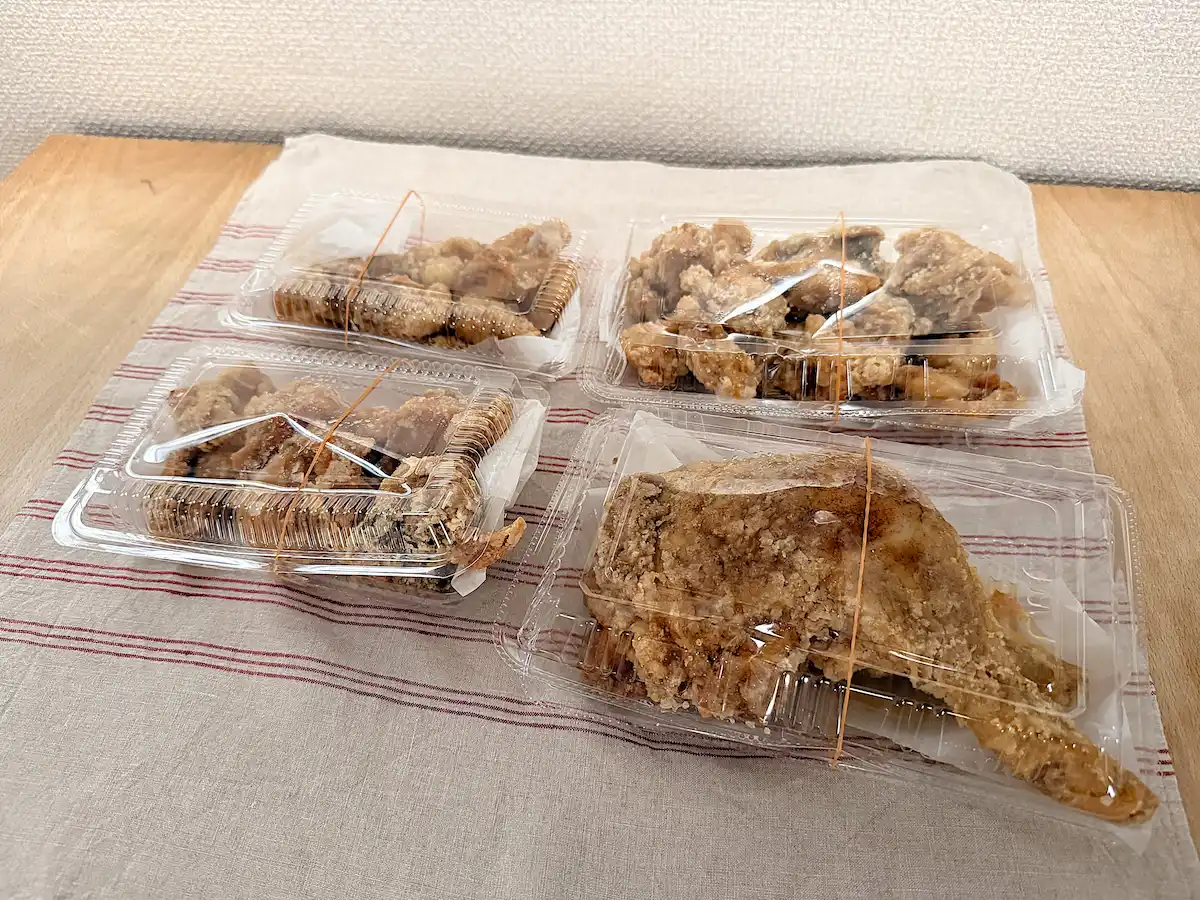 「とり商 わか菜」の唐揚げたち②