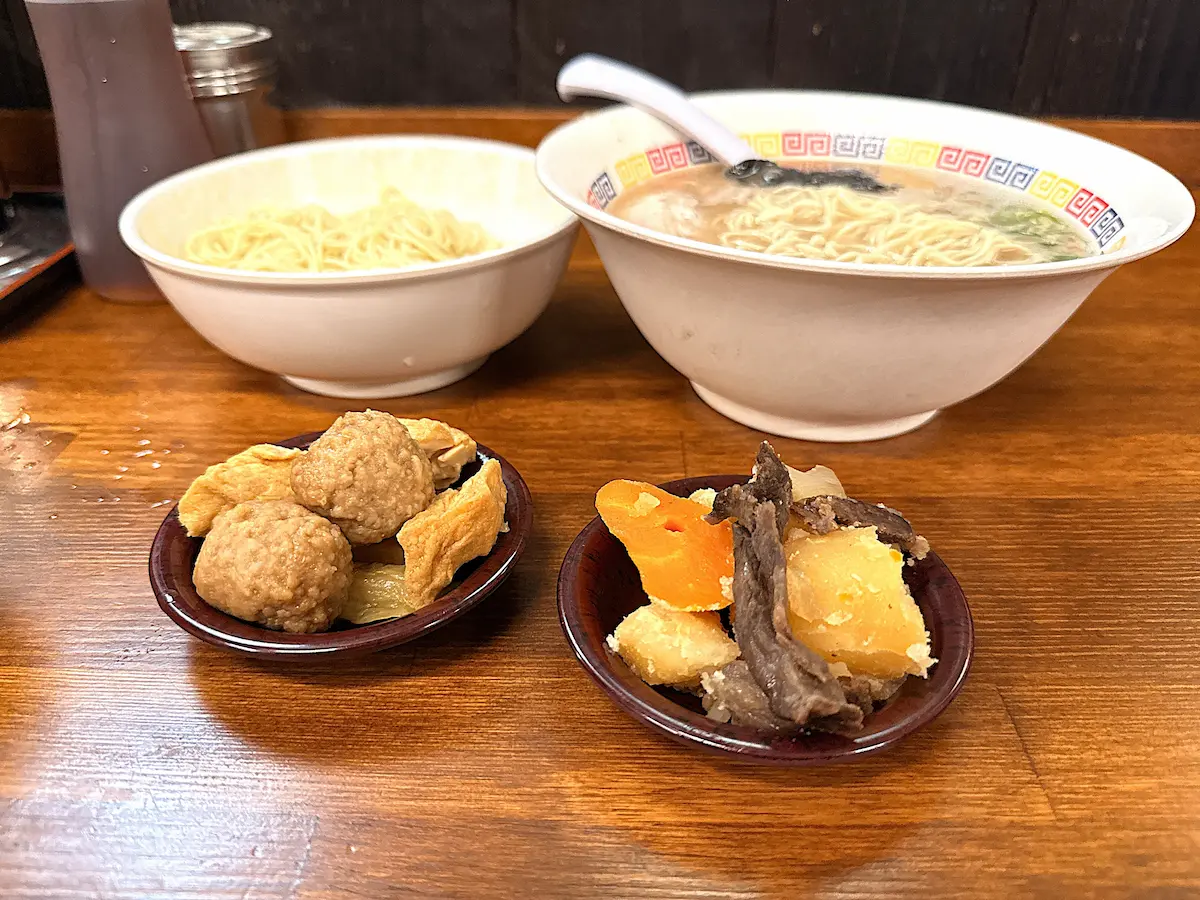 「丸星ラーメン」の総菜②