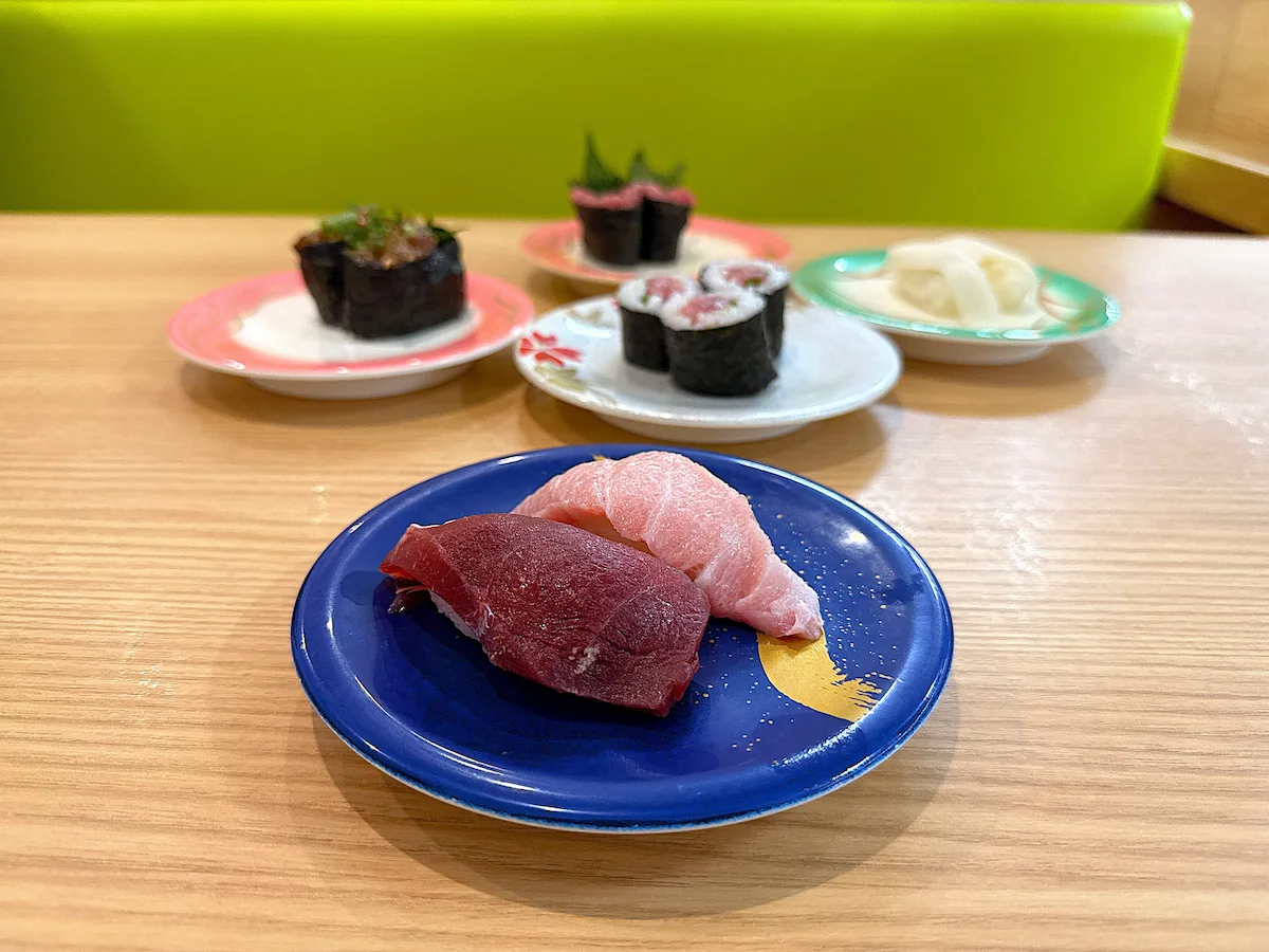 「すし一番 上津店」の本まぐろ赤身
