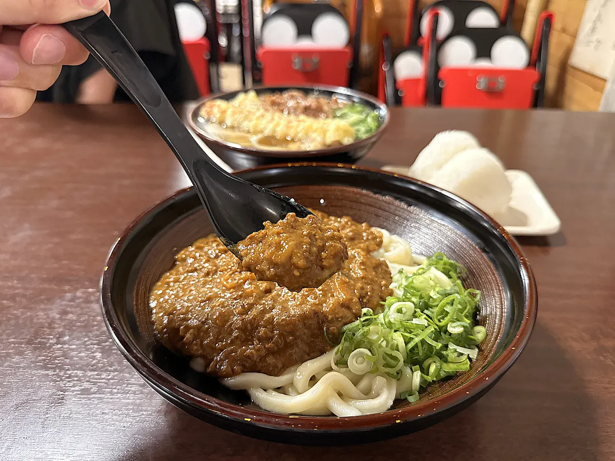 「立花うどん」のカレーうどん②